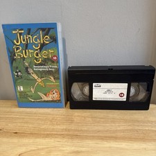 Jungle Burger Adult Animation VHS Video Tape Cassette Cert 18 Tarzan Jane VTG