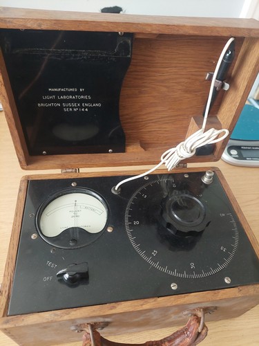 Antique electric thermometer - antique,