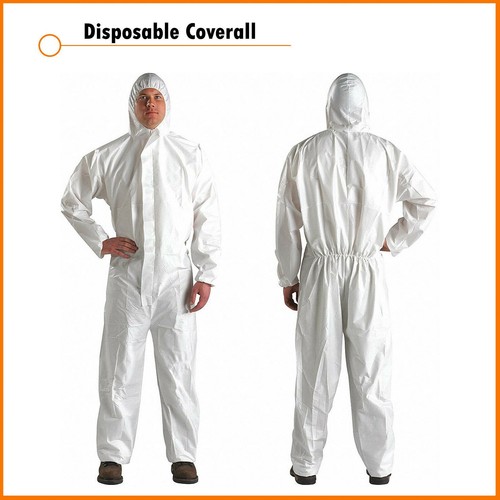 Disposable coveralls white - disposable,
