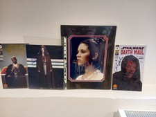 2 x Star Wars Signed Photographs & Signed Numbered Ltd Ed Darth Maul Comic