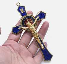 Vintage Metal Hand Hold Cross