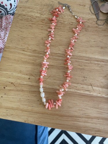 Coral necklace with - with, culture