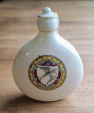 Crested Ware China Hip Flask -