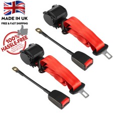 FOR VW Campervan T4 T5 T6 Seat Belt Kit E4 Rated UK SUPPLIER FREE DELIVERY