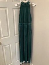 Fate Green Pleated Halter Neck