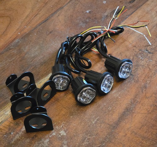 Amber led strobe warning light - led,