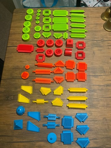 Battat bristle blocks - blocks, stem