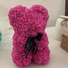 Rose teddy bear - bear, flower