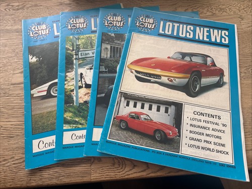 Club lotus news 1990 - news, 1990–1998