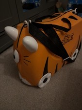 Trunki Tiger Kids Ride-On Suitcase Orange/Black Good Used Condition