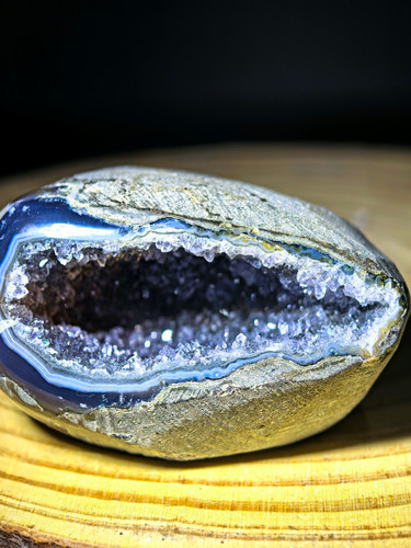 Mini natural agate - mini, geode