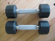 2kg Pair dumbbells weights chrome grip