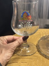 Leffe Half Pint Beer Glass Rare