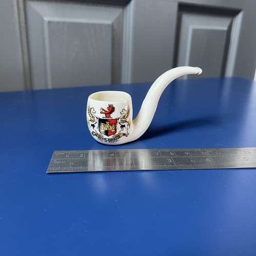 Longton crested china - longton, smoking