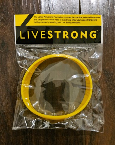 Livestrong wrist bracelet new - wrist, bracelet-