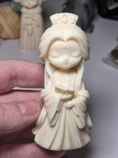 Ivory Nut Female Lady Carving