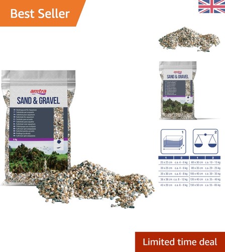 5kg polychrome aquarium gravel - polychrome,