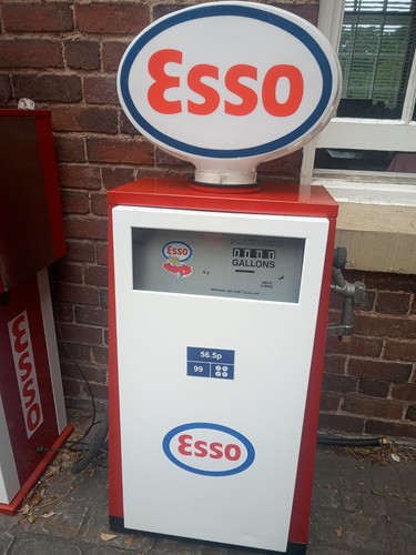 Vintage petrol pump - vintage, esso