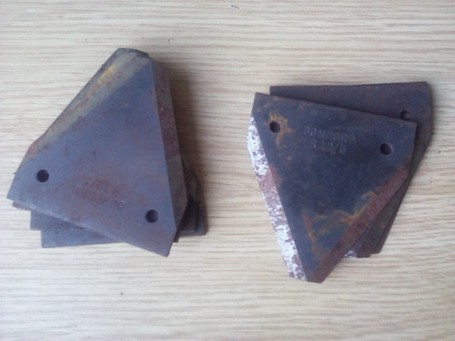 Bomford finger bar blades - x,