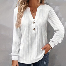 Ladies Jumper Top V Neck