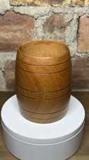 Hand Turned Cherry Wood Barrel