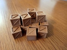 OO / HO '4ft' wooden crates