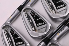 Ping i20 Irons / 5-PW / Yellow Dot / Stiff Flex Ping CFS Shafts