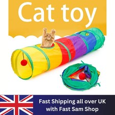 Pet Cat Tunnel Toy Rabbit Pop