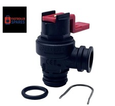 Worcester Boiler Pressure Relief Valve (Plastic) 87161064310