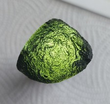 Moldavite Raw Piece. 13.5g (67.5 Carats) Dobrkovska Lhotka. Museum Quality.