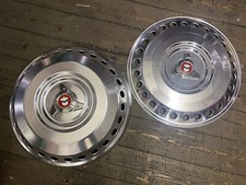 20" Styla Round Hole Alum Coach Bus Wheel Discs Set x4 Bedford AEC Leyland BMC