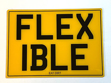 Flexible Show Number Plate with Border, 7 x 5, KTM ,Enduro,  Off Road