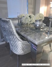 Brand New & Boxed  Louis Grey Dining Table 1.5M X 0.9M