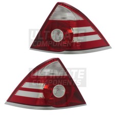Ford Mondeo Mk3 Hatchback 2005-2007 Rear Tail Lights Lamps Chrome Strip 1 Pair