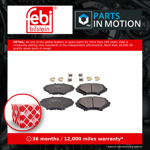 Brake pads set fits - fits, mazda