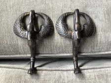 Vintage Cast Brass/Bronze Swan