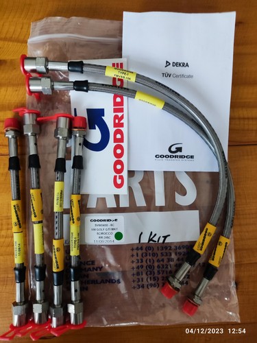 Goodridge brake hoses golf - brake,