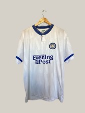 Leeds United Retro 1992 Home Shirt Score Draw Remake - Size Large (PTP 22")