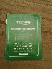 Triumph Trident T150T Parts Book