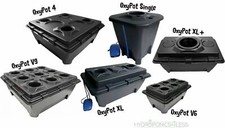 1 2 4 6 or 9 Pot IWS Deep Water Culture DWC OxyPot Bubbler Hydroponic System Kit
