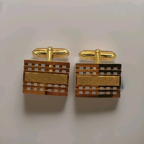 Pair vintage gold plated - of,