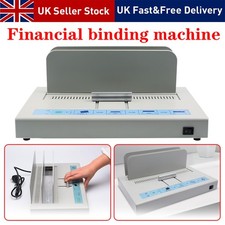 Automatic Hot Melt Binding Machine Paper A3 A4 A5 A6 Thermal Glue Book Binder UK