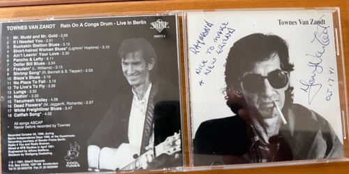 Signed dedication townes van - townes,
