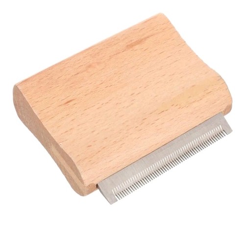 Wooden metal horse brush - metal,