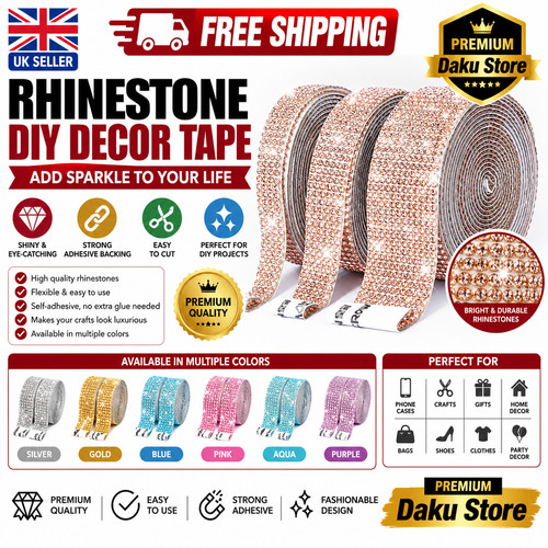 Self adhesive bling - bling, silver