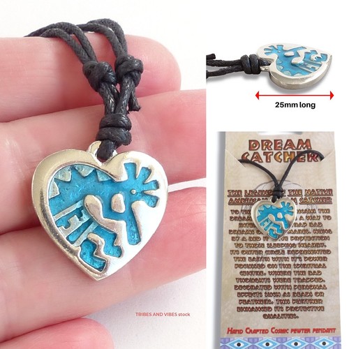 Kokopelli heart pendant - heart,