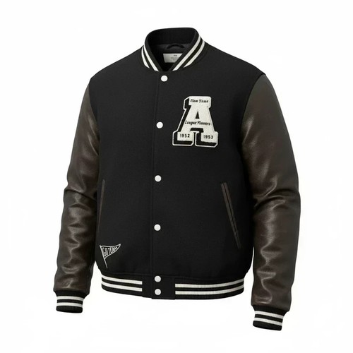 Black varsity jacket - varsity,