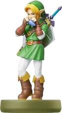 Nintendo Amiibo Zelda Link 30th Ocarina Of Time Figure Green Base