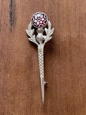 Vintage Silver Tone Thistle