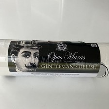 Roll VTG OPUS MURAS WALLPAPER Gentleman's Relish Barbers Male Grooming Art Deco